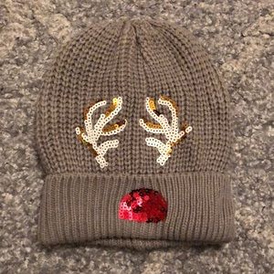 NWOT Reindeer winter hat. Never worn.